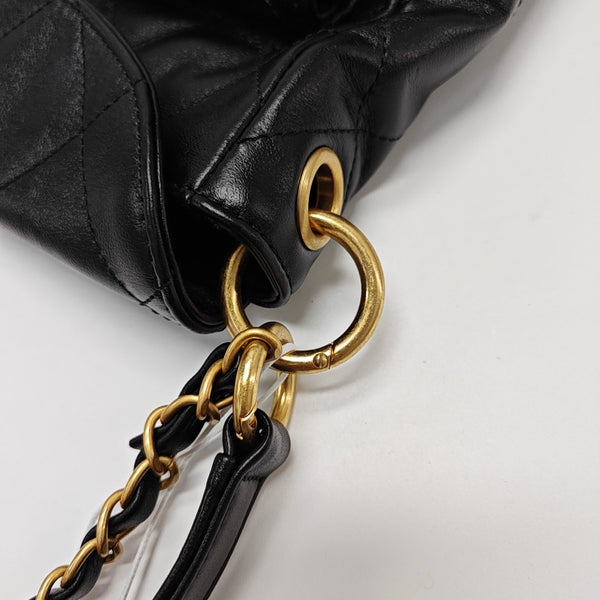 Suppletwins Quilted Calfskin Black