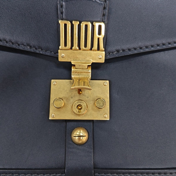 Calfskin Shoulder Bag Black