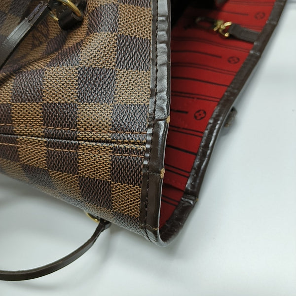 NEVERFULL MM Damier Ebene Coated Canvas Brown