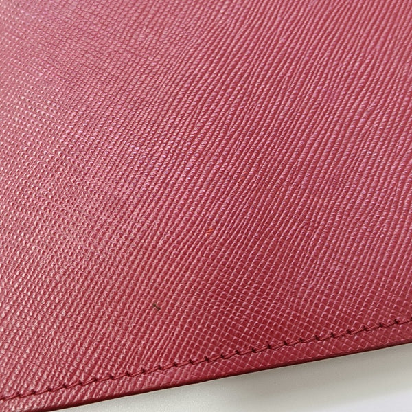 Calfskin Wallet Red