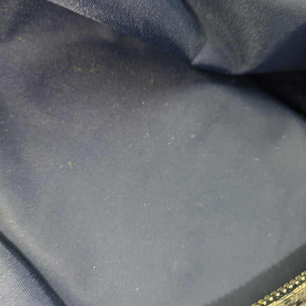 Monogram Coated Canvas Clutch Black