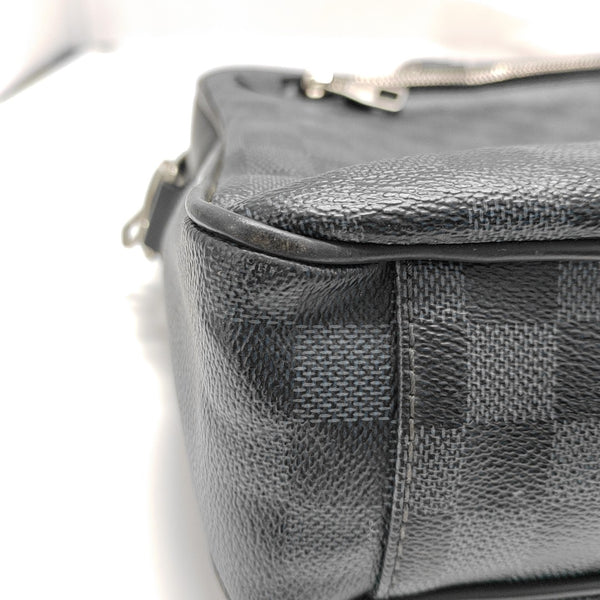 PORTE-DOCUMENTS Damier Coated Canvas Blue