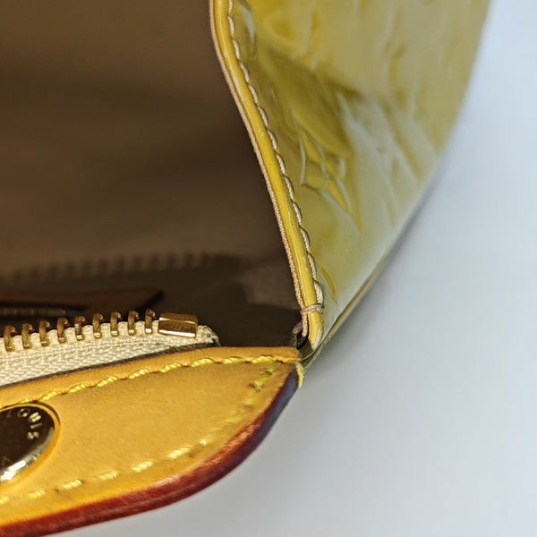 BREA MM Monogram Patent Leather Yellow