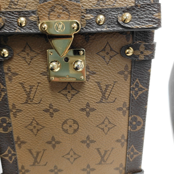 TRUNK Monogram Coated Canvas Brown