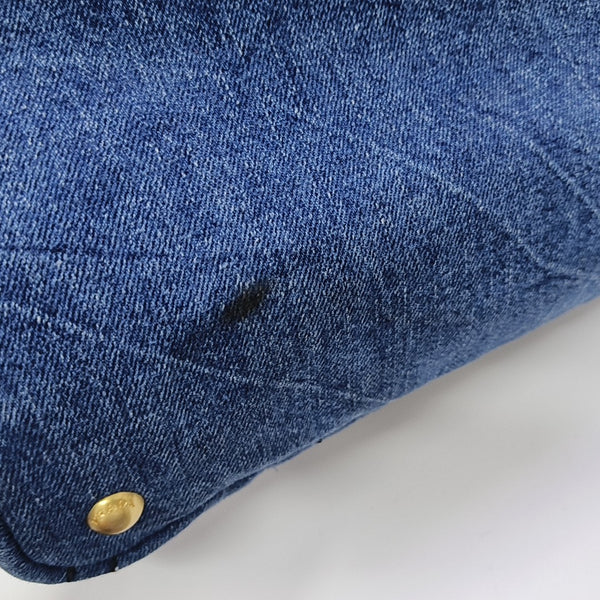 Denim Quilted Denim Blue