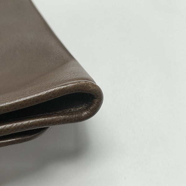 Calfskin Top Handle Bag Brown