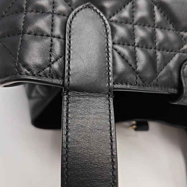 Toujours Small Cannage Calfskin Black