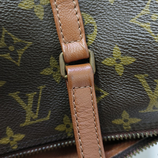 PAPILLON MM Monogram Coated Canvas Brown
