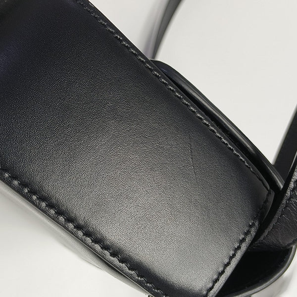 Calfskin Shoulder Bag Black