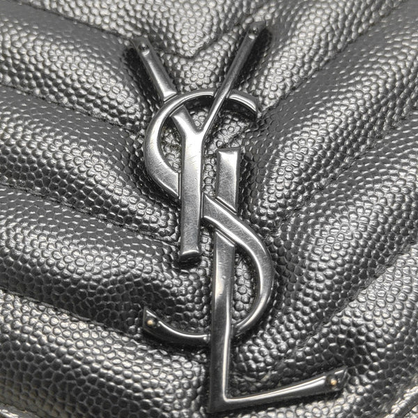 MONOGRAM Medium Chevron Calfskin Black