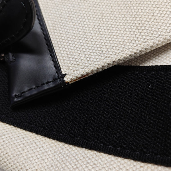 Navy Mini Canvas White