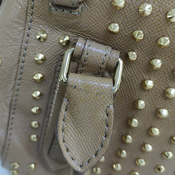 Calfskin Shoulder Bag Brown