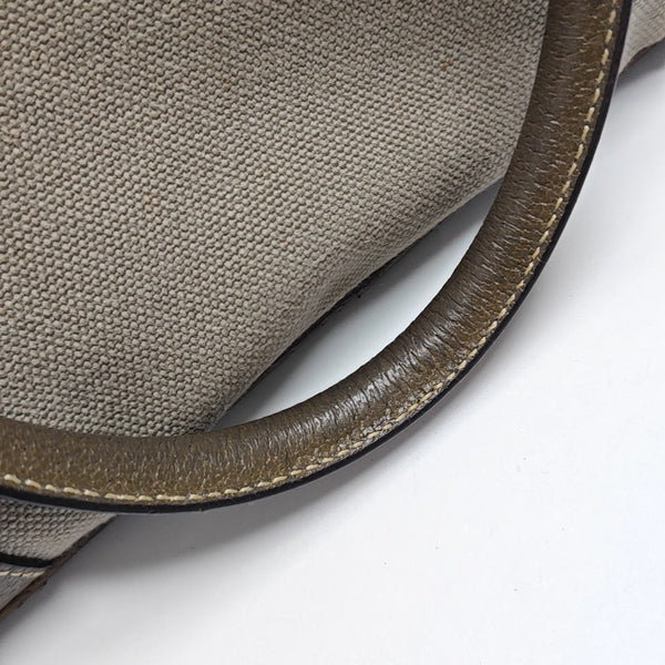 Canvas Top Handle Bag Gray