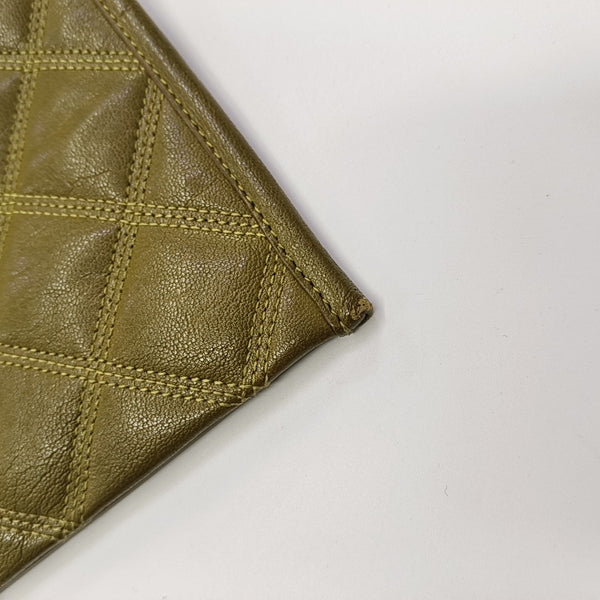 BECKY Mini Quilted Lambskin Green