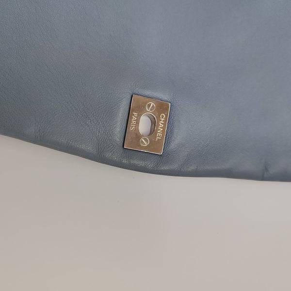 Quilted Calfskin Shoulder Bag Blue