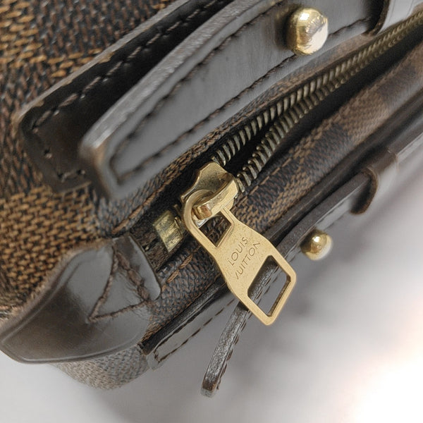 RIVINGTON Damier Ebene Coated Canvas Brown