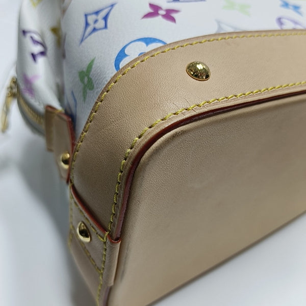 Monogram Coated Canvas Extra Large White