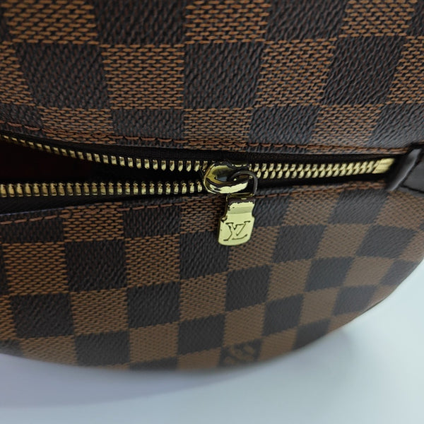 RIBERA MM Damier Ebene Coated Canvas Brown