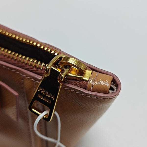 Calfskin Clutch Beige