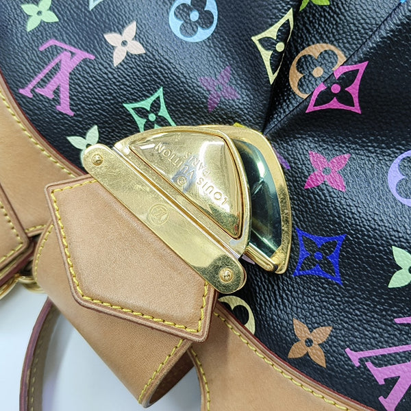 LV × TM URSULA Monogram Coated Canvas Black