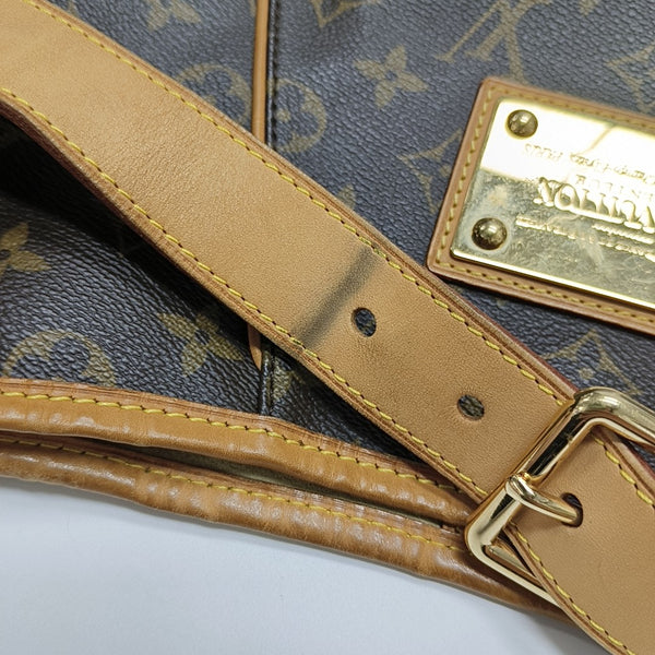 GALLIERA PM Monogram Coated Canvas Brown