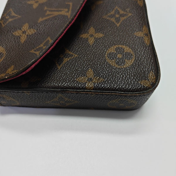 FÉLICIE Monogram Coated Canvas Brown