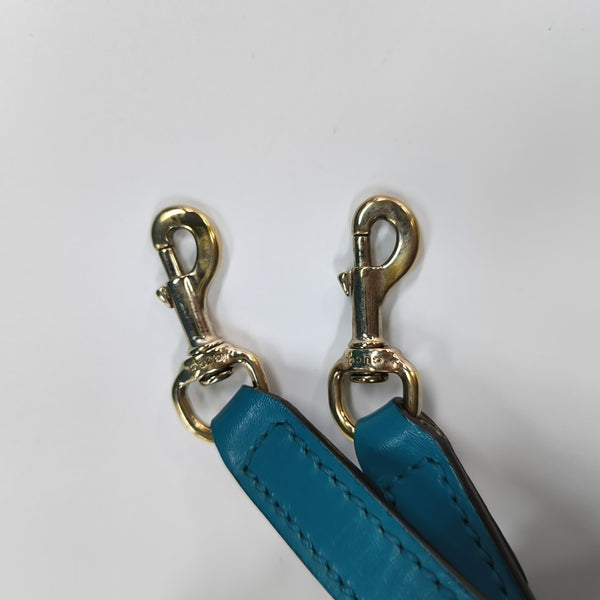 Quilted Calfskin Shoulder Bag Blue