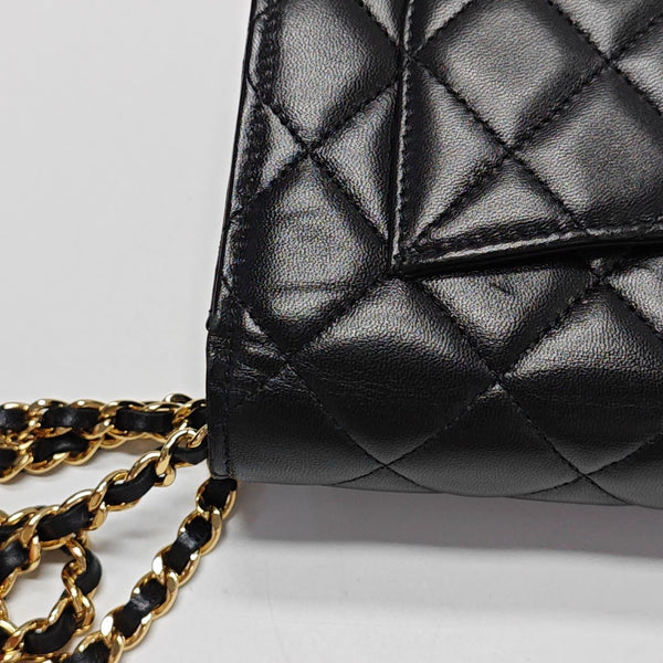WOC Mini Lambskin Black