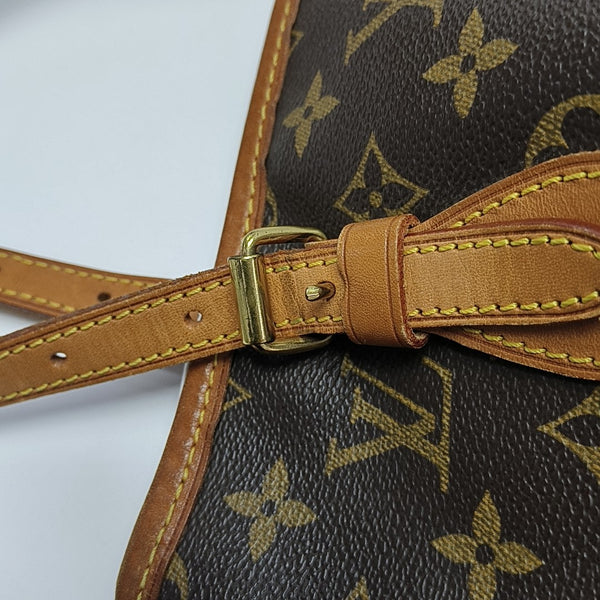 BUCKET PM Monogram Coated Canvas Brown
