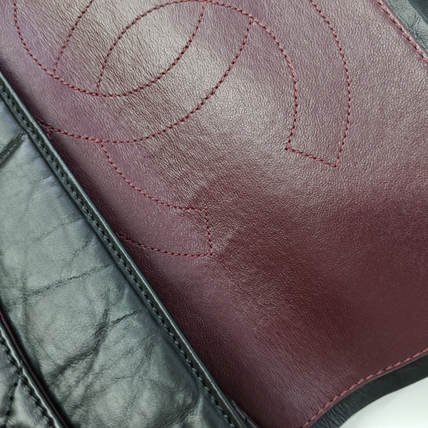2.55 Maxi Quilted Calfskin Black