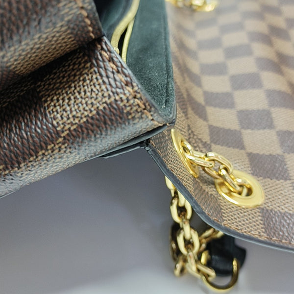 VAVIN PM Damier Ebene Coated Canvas Brown