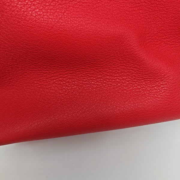 Calfskin Shoulder Bag Red