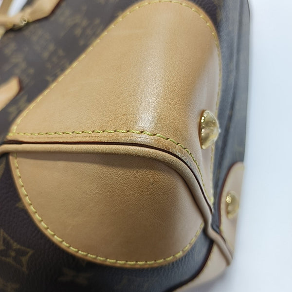 PHENIX Monogram Coated Canvas Brown