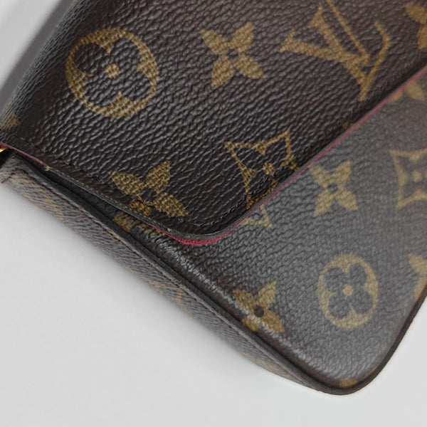 FÉLICIE Monogram Coated Canvas Brown