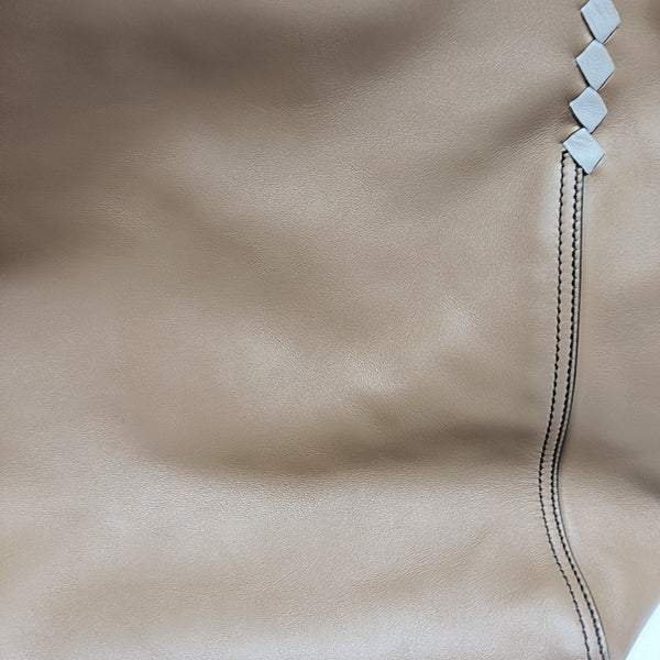 Calfskin Shoulder Bag Brown