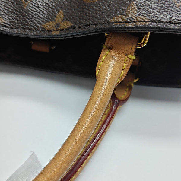 MONTAIGNE BB Monogram Coated Canvas Brown