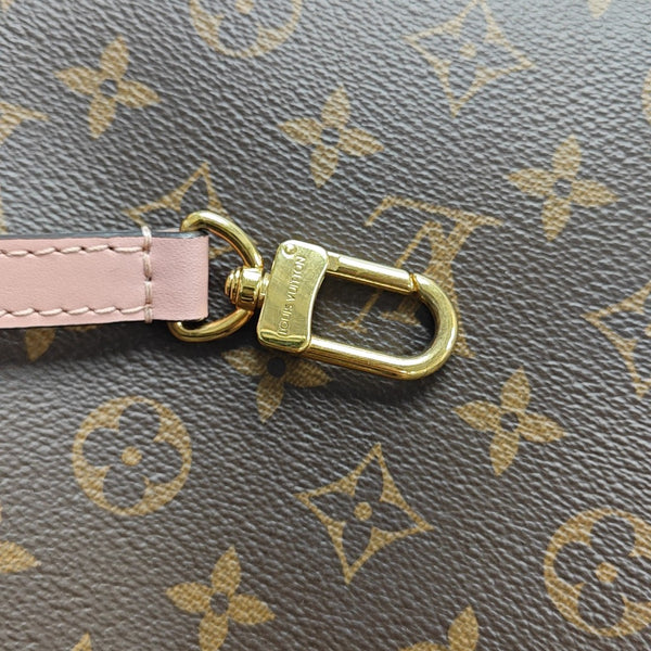 NÉONOÉ MM Monogram Coated Canvas Brown