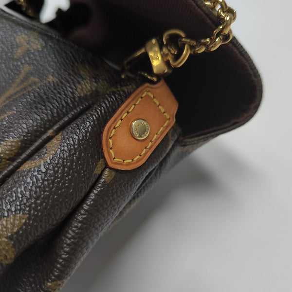 FAVORITE PM Monogram Coated Canvas Brown