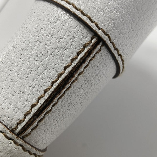 Calfskin Top Handle Bag White