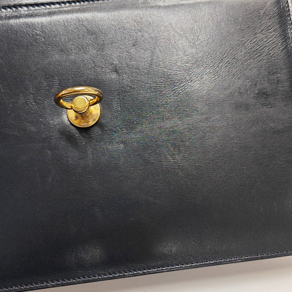 Calfskin Shoulder Bag Blue