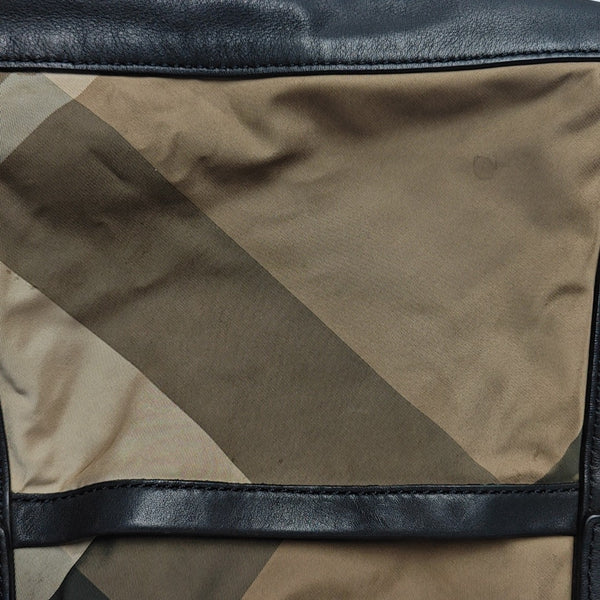 Nylon Shoulder Bag Brown