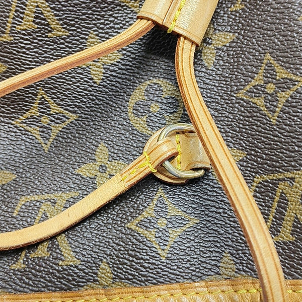 NEVERFULL MM Monogram Coated Canvas Brown