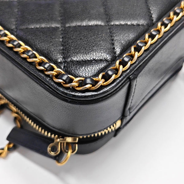 FILIGREE Quilted Lambskin Black
