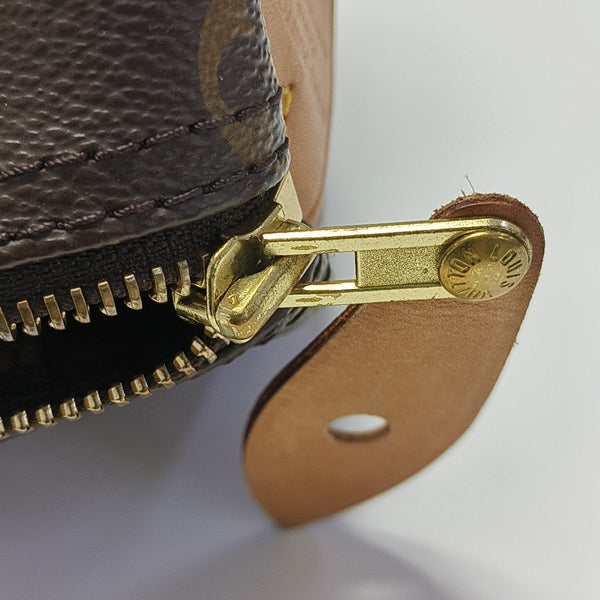 SPEEDY 25 Monogram Coated Canvas Brown