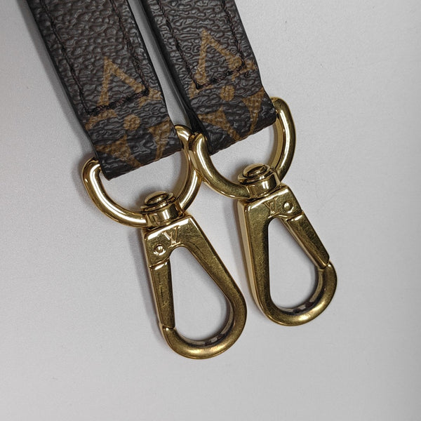 MONTAIGNE BB Monogram Coated Canvas Brown