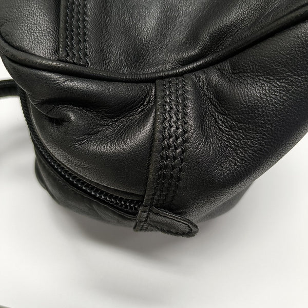 Calfskin Top Handle Bag Black