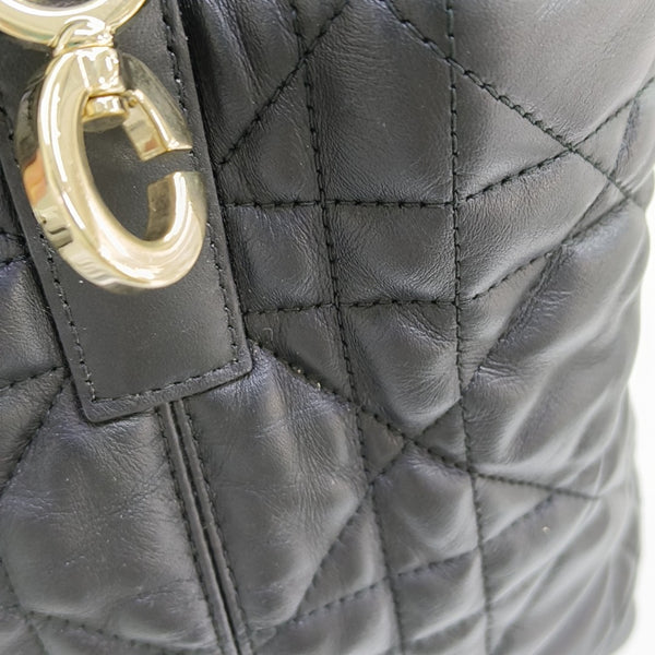 Toujours Medium Cannage Calfskin Black