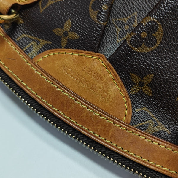 PALERMO PM Monogram Coated Canvas Brown