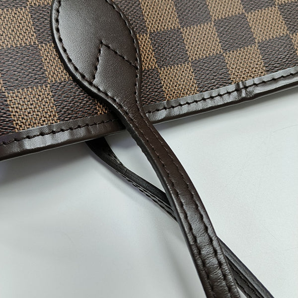 NEVERFULL MM Damier Ebene Coated Canvas Brown