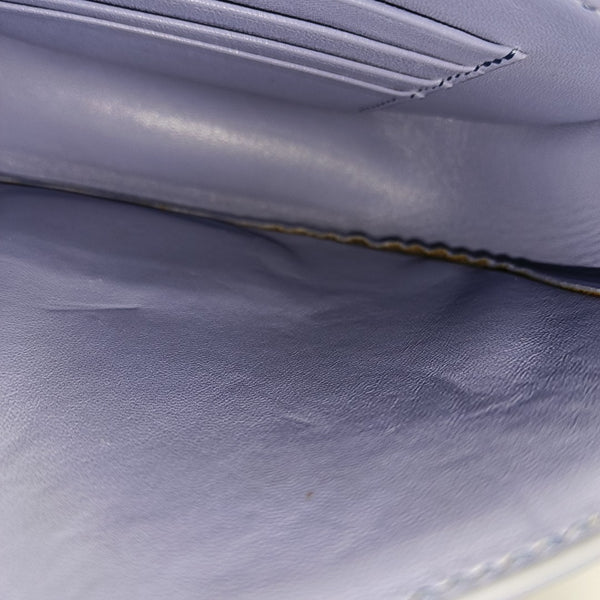 TROTTEUR Small Calfskin Blue